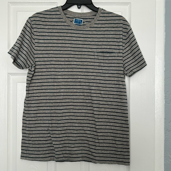 J Crew stripped top with pocket - Picture 1 of 4